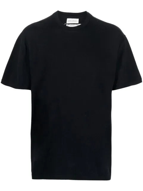 extreme cashmere short-sleeve knitted jumper