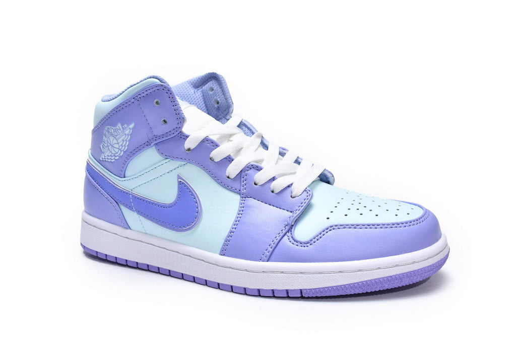 Jordan 1 Mid Purple Aqua 554724-500
