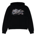 Black Pegasus Script Hoodie