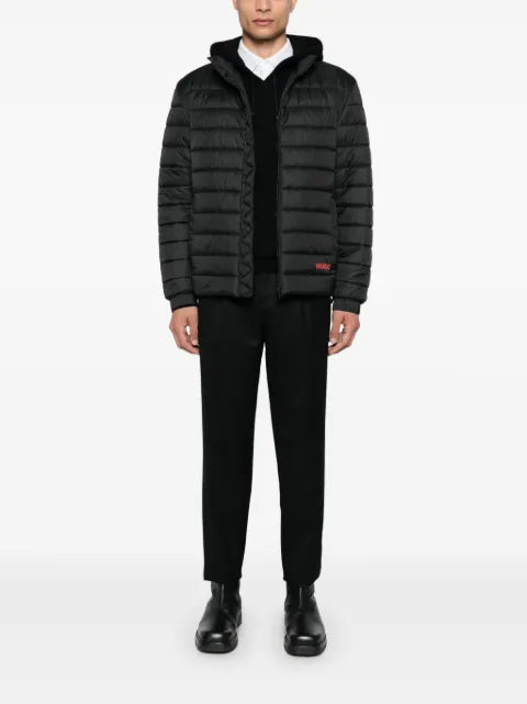 HUGO logo-print padded jacket