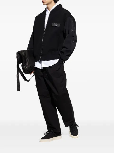 Comme des Garçons Homme logo-patch bomber jacket