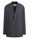 12 STOREEZ shawl-collar button blazer