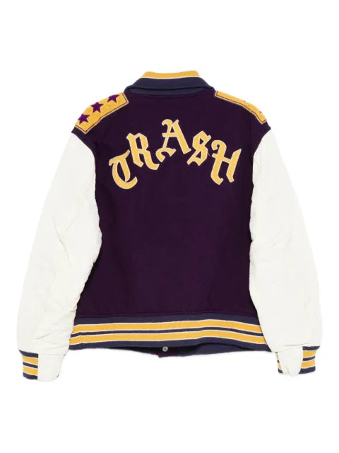 Needles embroidered letter jacket