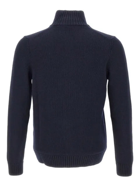 Gran Sasso button-fastening high-neck cardigan