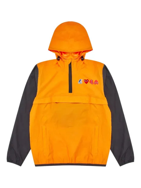 Comme Des Garçons Play x K-Way Heart-patch lightweight jacket