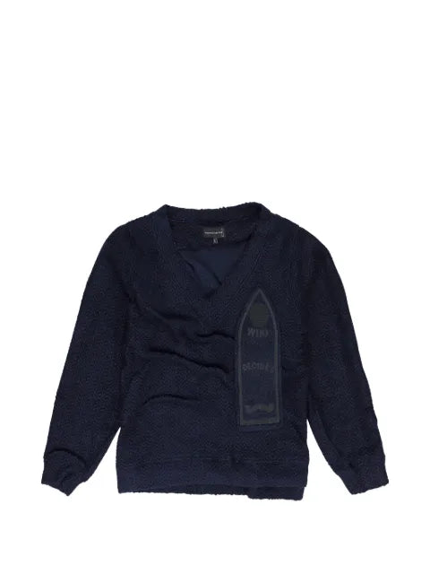 Who Decides War gathered sweatshirt
