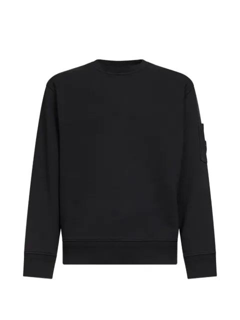 C.P. Company snap-buttoned patch crew-neck sweatshirt