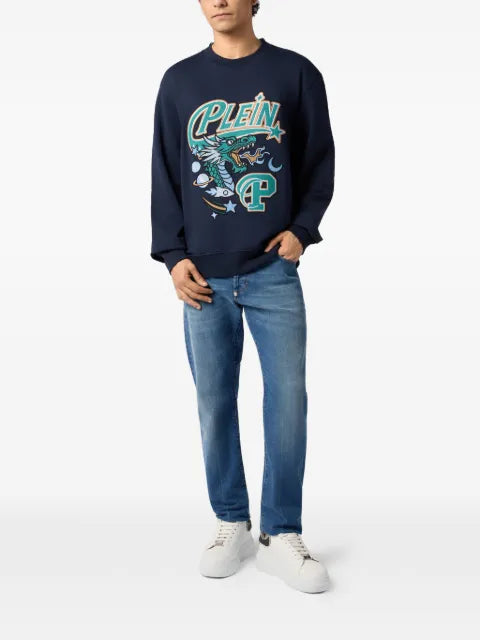 Philipp Plein embroidered detail sweatshirt