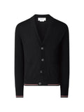 Thom Browne rib-stitch RWB-stripe cardigan
