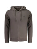 RIFLE zip-up embroidered-logo hoodie
