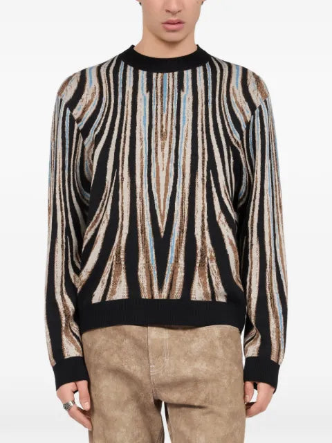 Roberto Cavalli tiger-print sweater