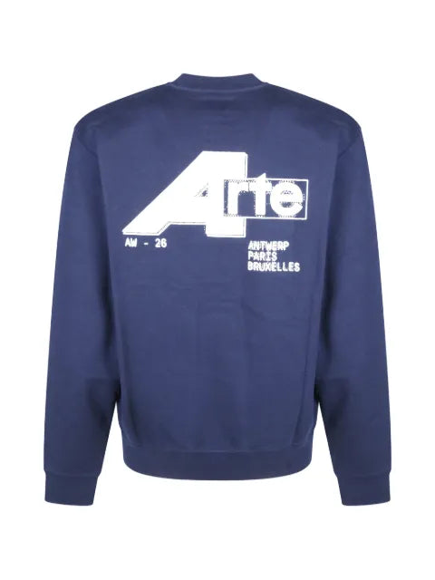 Arte Antwerp City logo-print crew-neck sweater