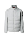Hackett London quilted panelled zip-up sweater