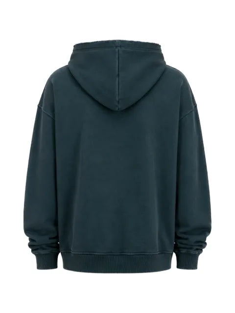 Diesel hoodie with rips and crystal details