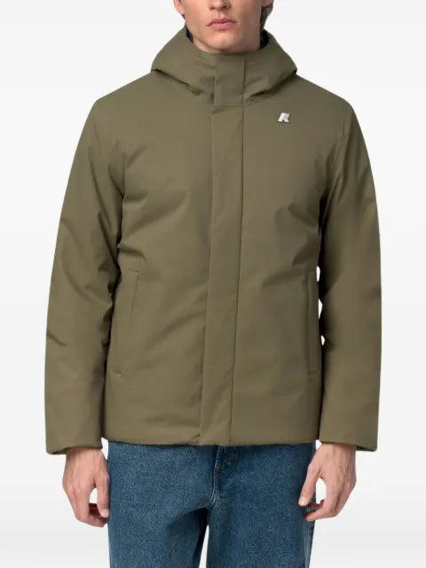 K-Way Jacko logo-patch hooded jacket