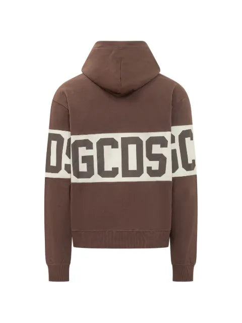 GCDS logo-band hoodie
