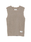 MM6 Maison Margiela distressed ribbed-knit vest