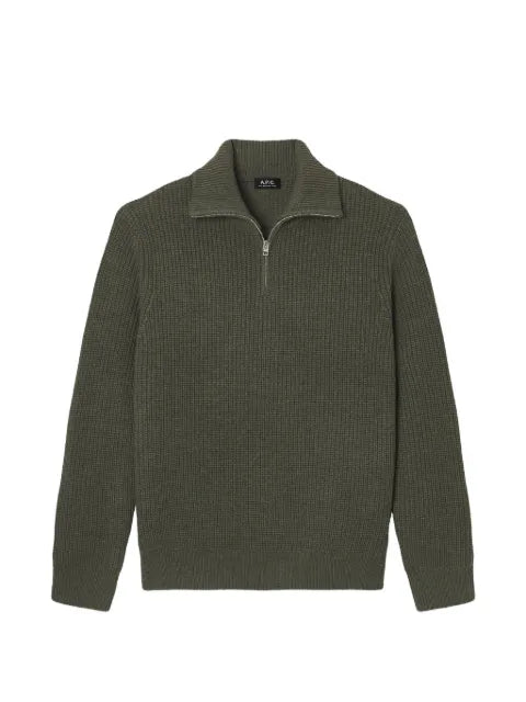 A.P.C. Daniel half-zip sweater