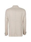 LBM peak-lapel single-breasted blazer