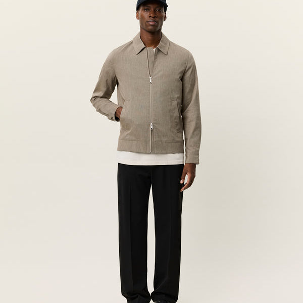 Les Deux Como Coach Slub Jacket: Lichen Green