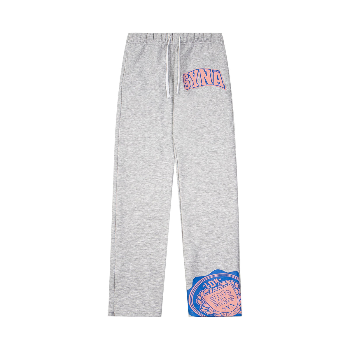Synaworld Grey Syna Logo Flared Sweatpants
