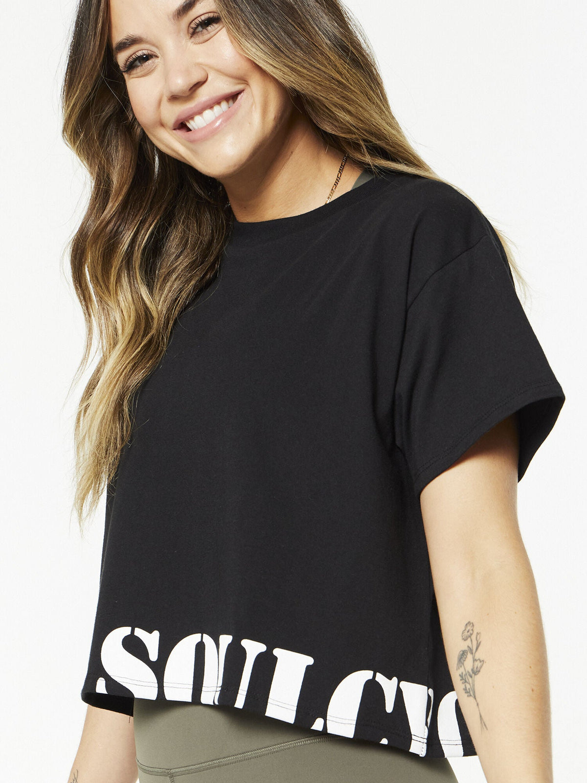 GRACIE CROPPED BF TEE