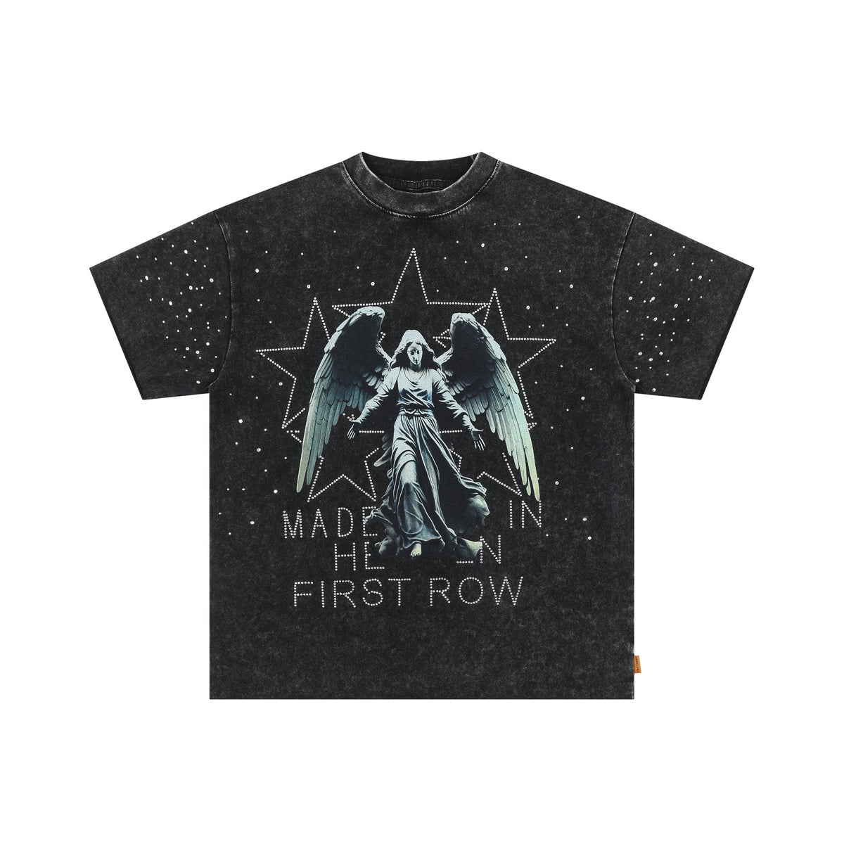 FIRST ROW Made in Heaven Angel Graphic Cropped T-Shirt