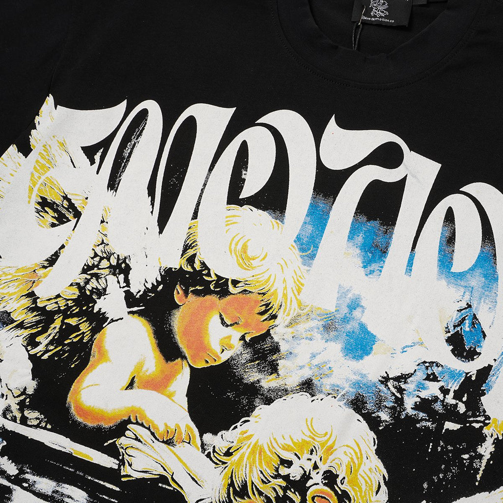 MIXED EMOTION Rhinestone Graphic Short-Sleeve T-Shirt