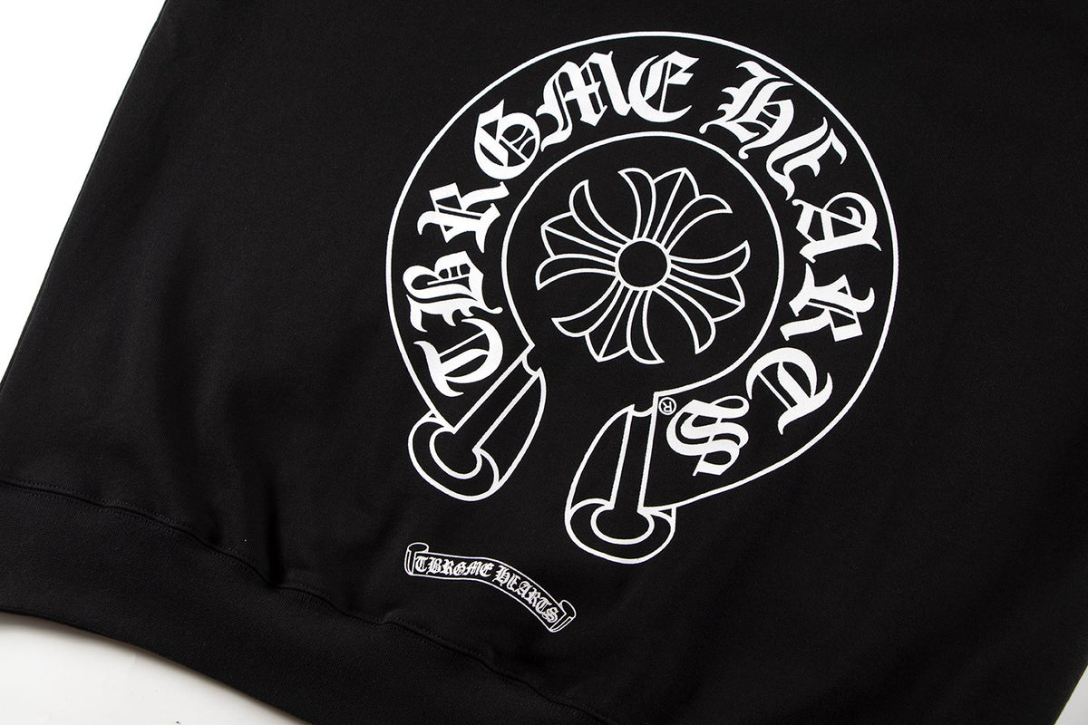 Chrome Hearts Rainbow Horseshoe Graphic Zip-Up Hoodie