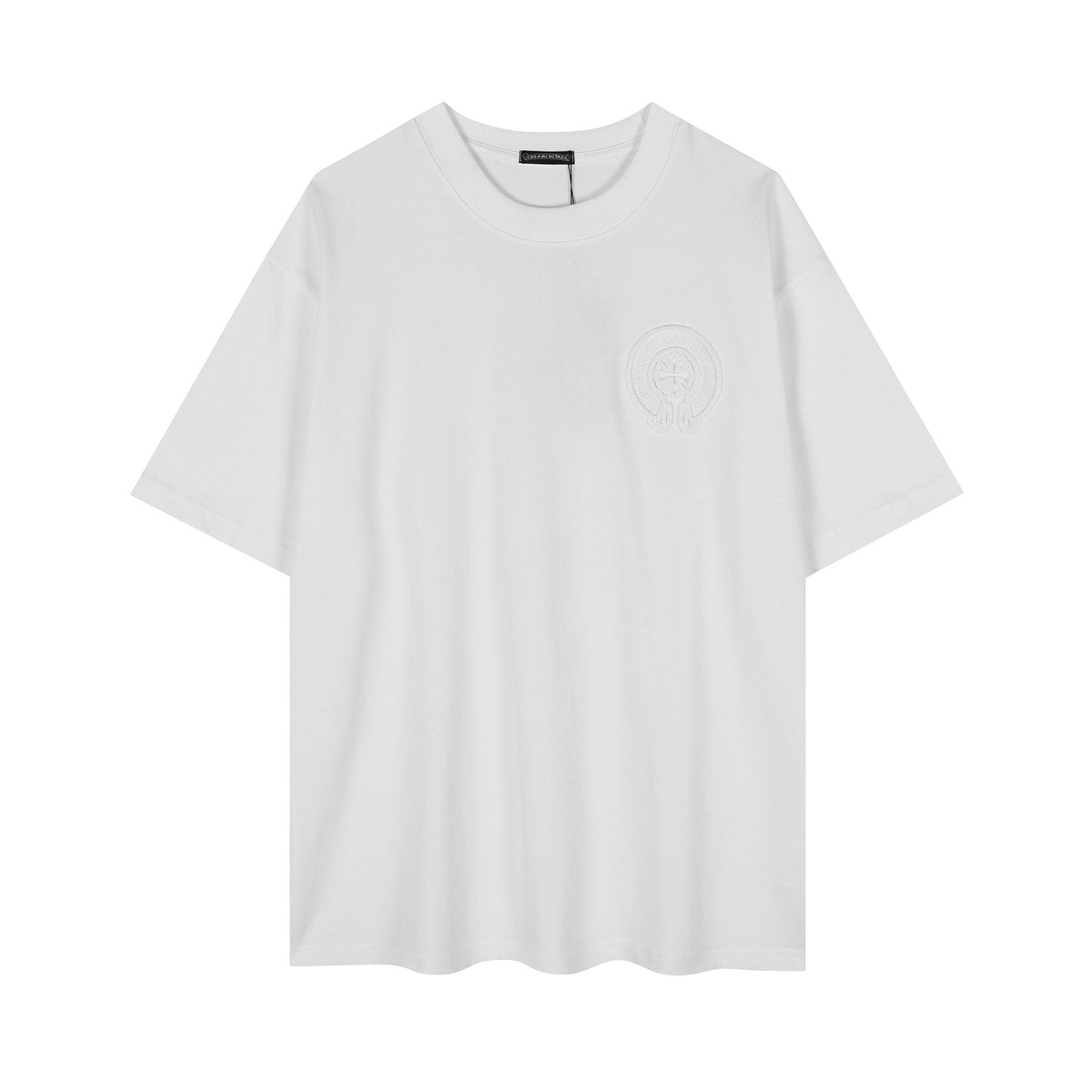 Chrome Hearts Horseshoe Embroidered Short-Sleeve T-Shirt
