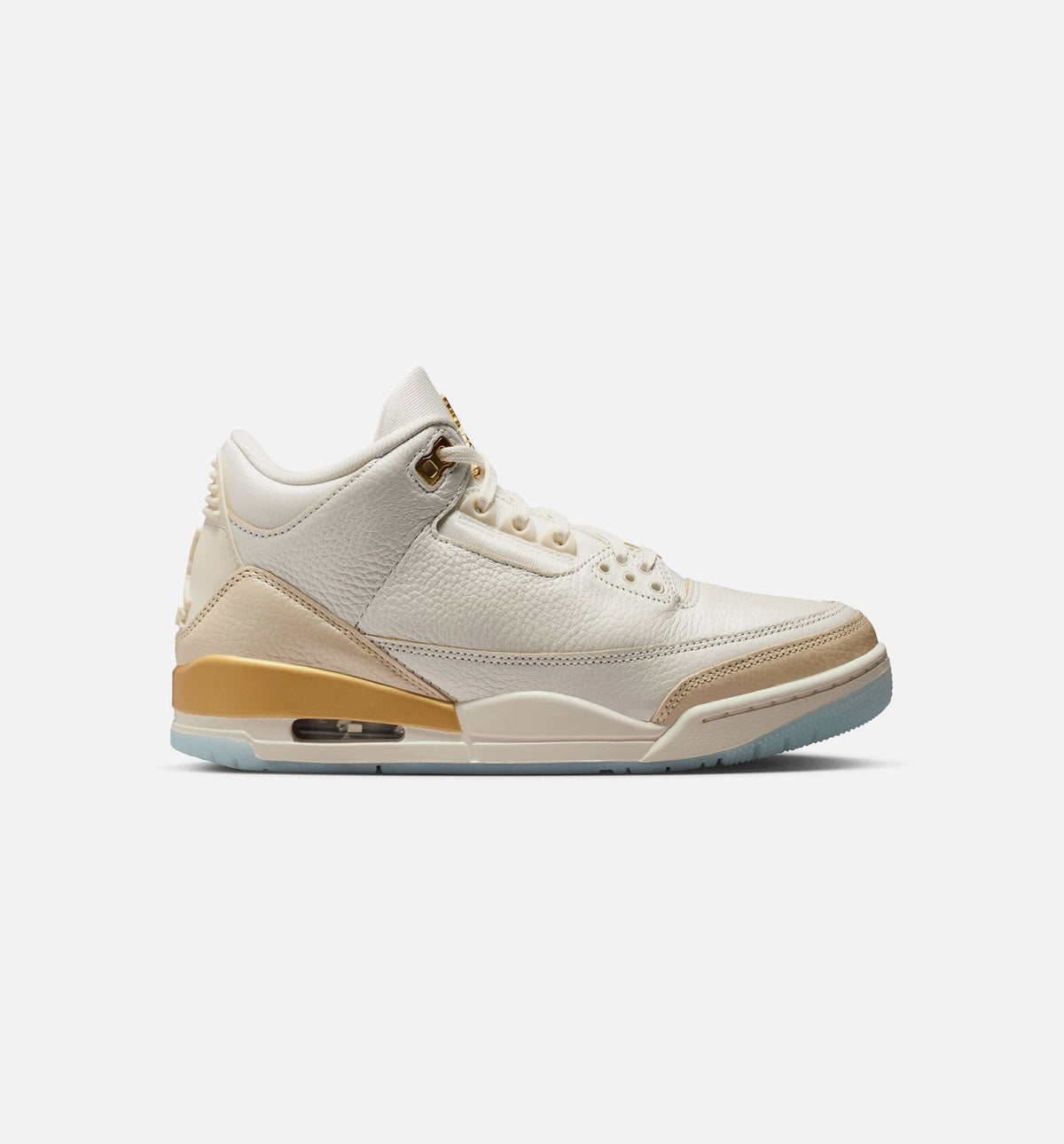 Air Jordan 3 Retro Sail and Pale Ivory Women's Sneakers