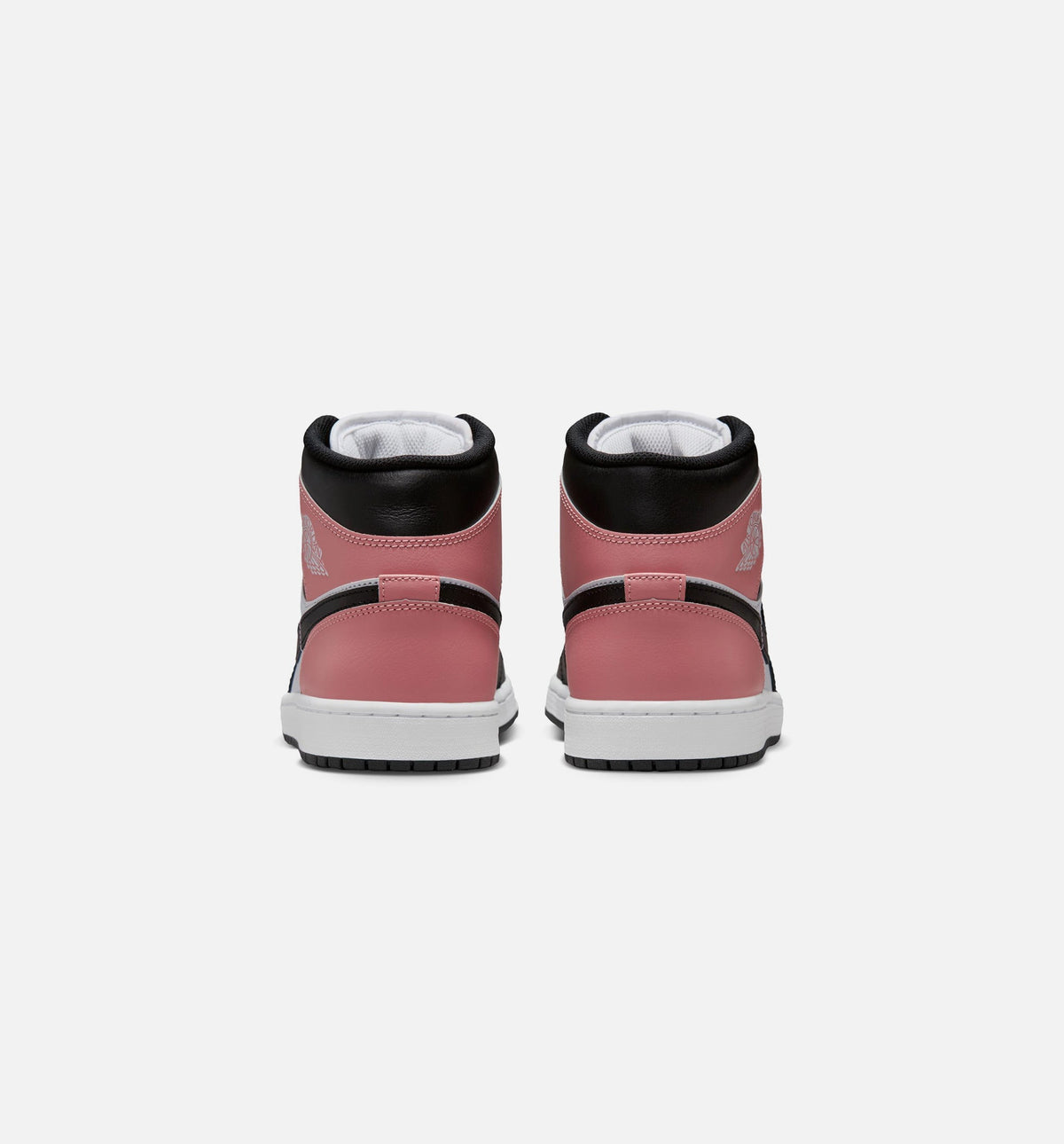 Air Jordan 1 Mid Men's Lifestyle Shoes - White/Rust Pink/Black