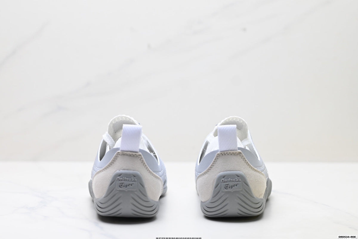 Onitsuka Tiger Low Profile Runner White Silver Unisex Shoes Style 31