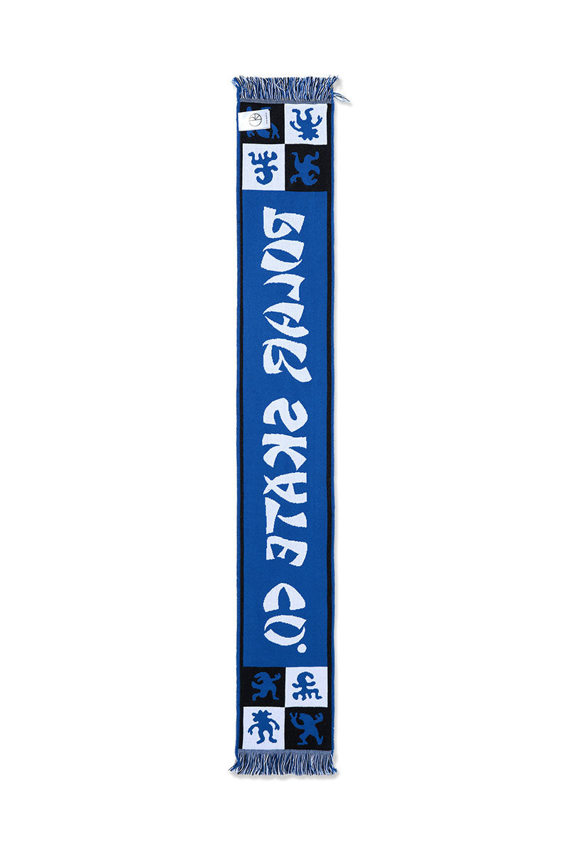 POLAR FOOTBALL SCARF Checkers Blue