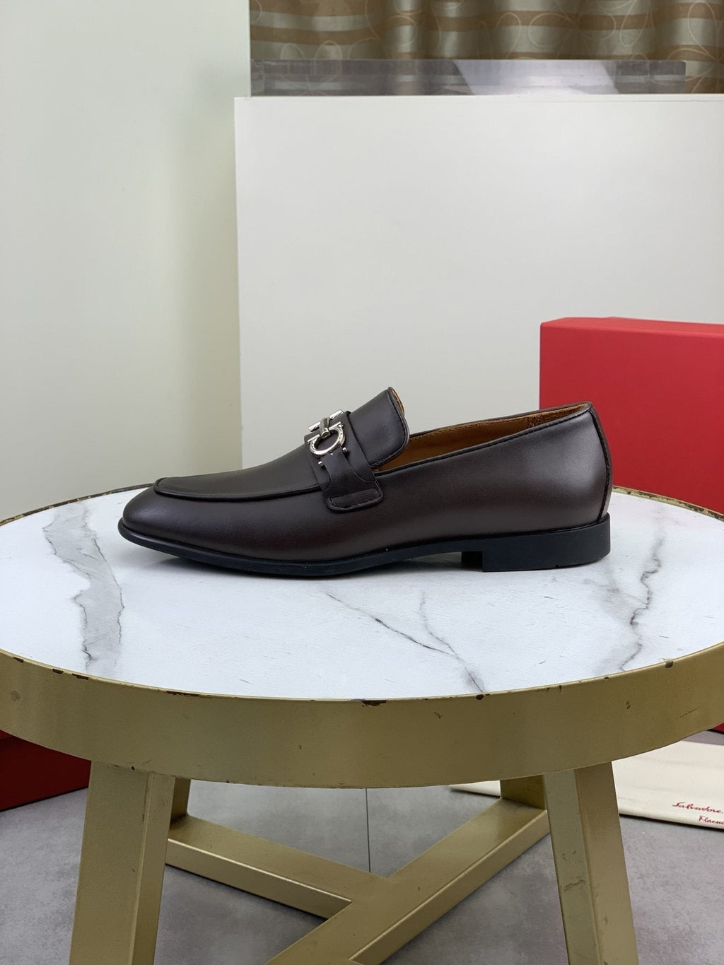 Salvatore Ferragamo Metal Bit Loafers