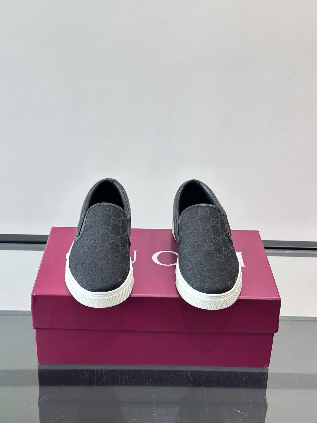 Gucci Men's Patterned Slip-On Shoes