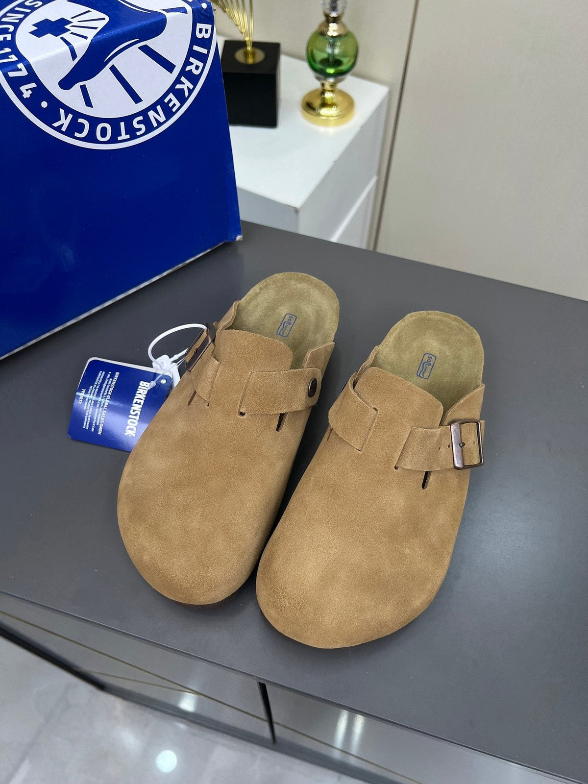 Birkenstock Closed-Toe Buckle Clogs