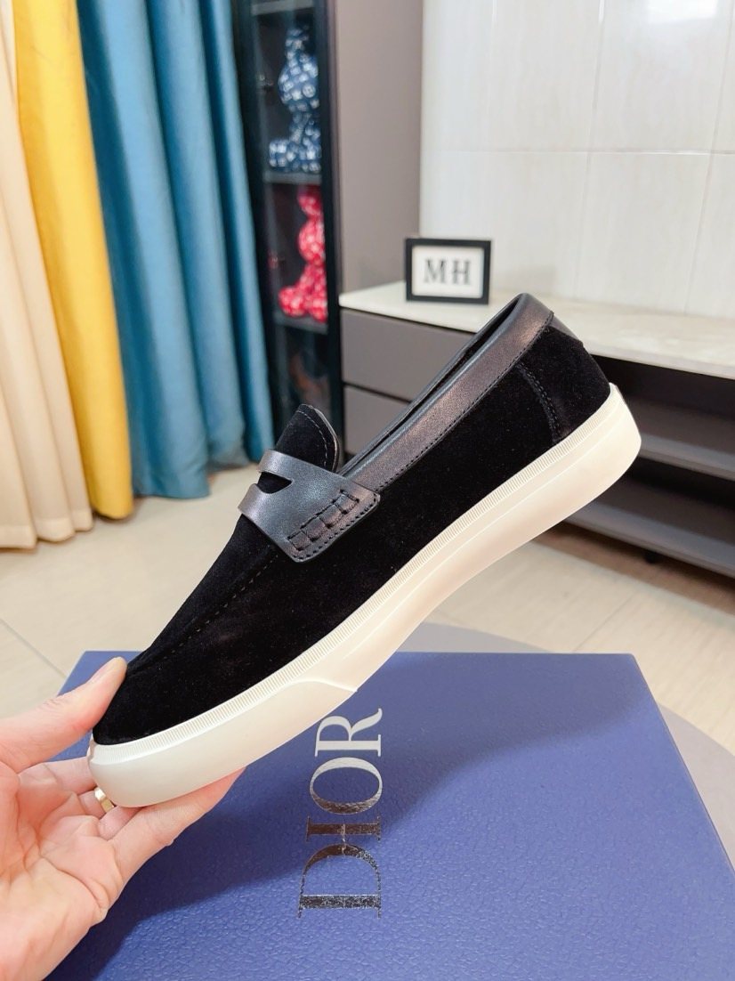 Dior Strap Loafers with Contrast Soles